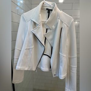 Express jacket white size small brand new with tags